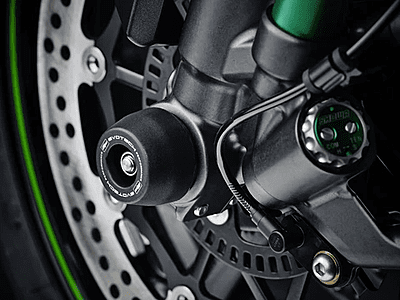 Evotech Performance Front Spindle Bobbins for Kawasaki Ninja ZX-10R 2021 Onwards Evotech Performance Front Spindle Bobbins for Kawasaki Ninja ZX-10R 2021 Onwards
