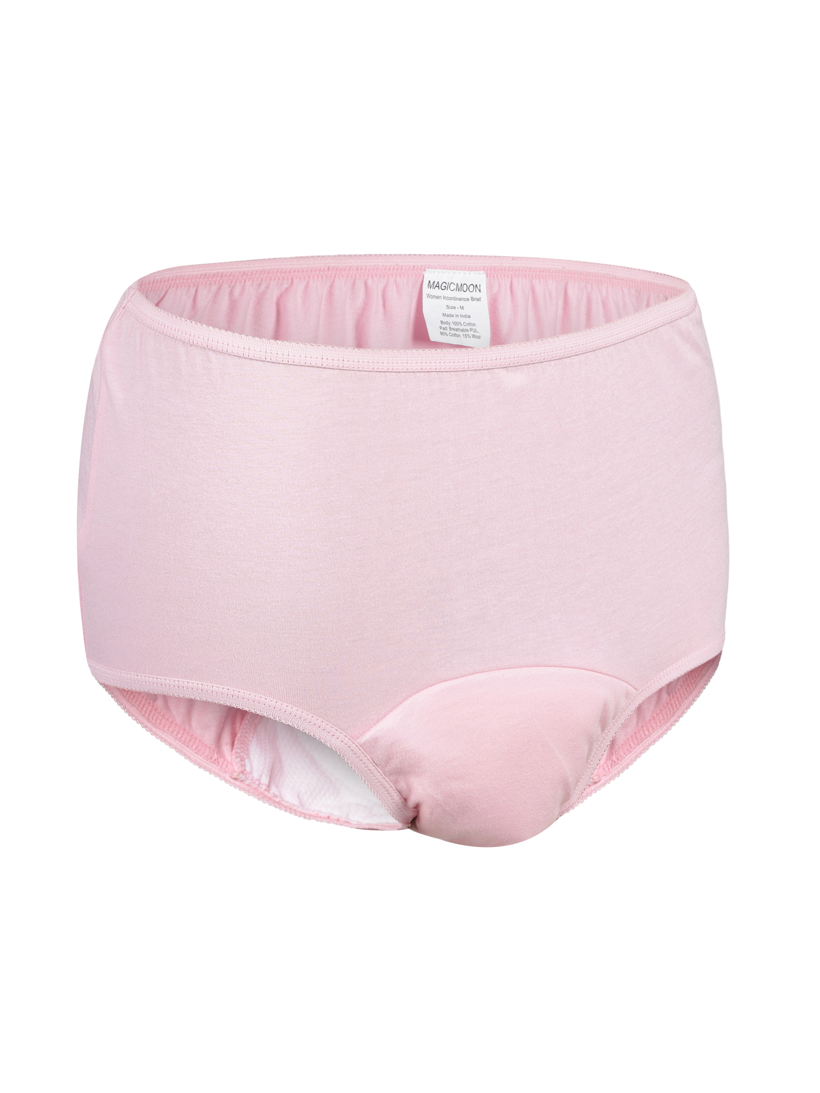 Reusable adult diaper, Washable adult diapers, Incontinence Protective Underwear for Women, High Waist Panties For Women, Leak Proof, Pink Color (pack of 2) Reusable adult diaper, Washable adult diapers, Incontinence Protective Underwear for Women, High Waist Panties For Women, Leak Proof, Pink Color (pack of 2)