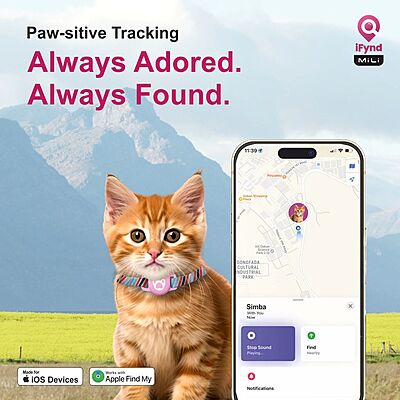 MiTag with Collar (Cats): Pet Anti Loss Device MiTag with Collar (Cats): Pet Anti Loss Device