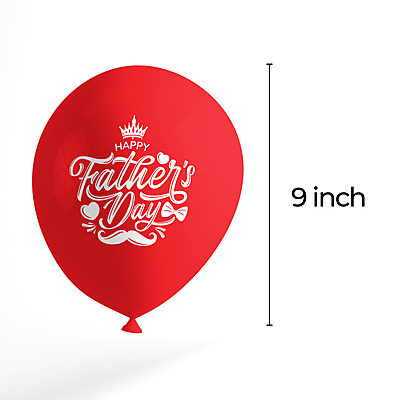 The Magic Balloons- Happy Father’s Day latex balloons, Red, Green & Blue color party decorations supplies, Pack of 30 pcs-181432 The Magic Balloons- Happy Father’s Day latex balloons, Red, Green & Blue color party decorations supplies, Pack of 30 pcs-181432