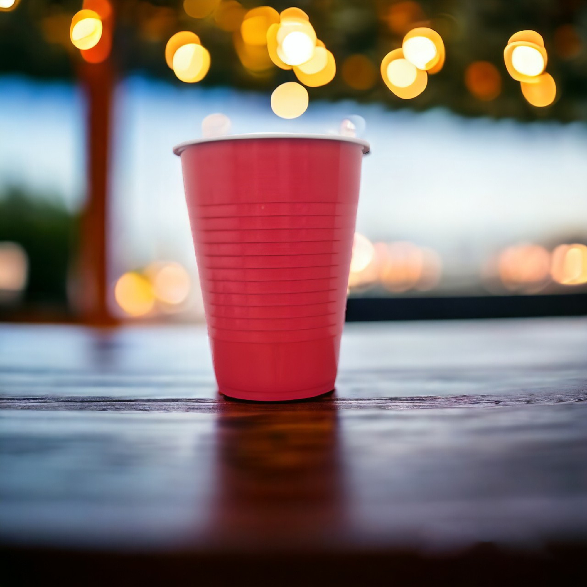 Red Pong Glasses Set of 20 - 360ml | Beer Pong | Reusable Drinking Cups | Glasses for Parties |  Bachelor | Wedding | New Year | Party Glasses -for Games & Parties