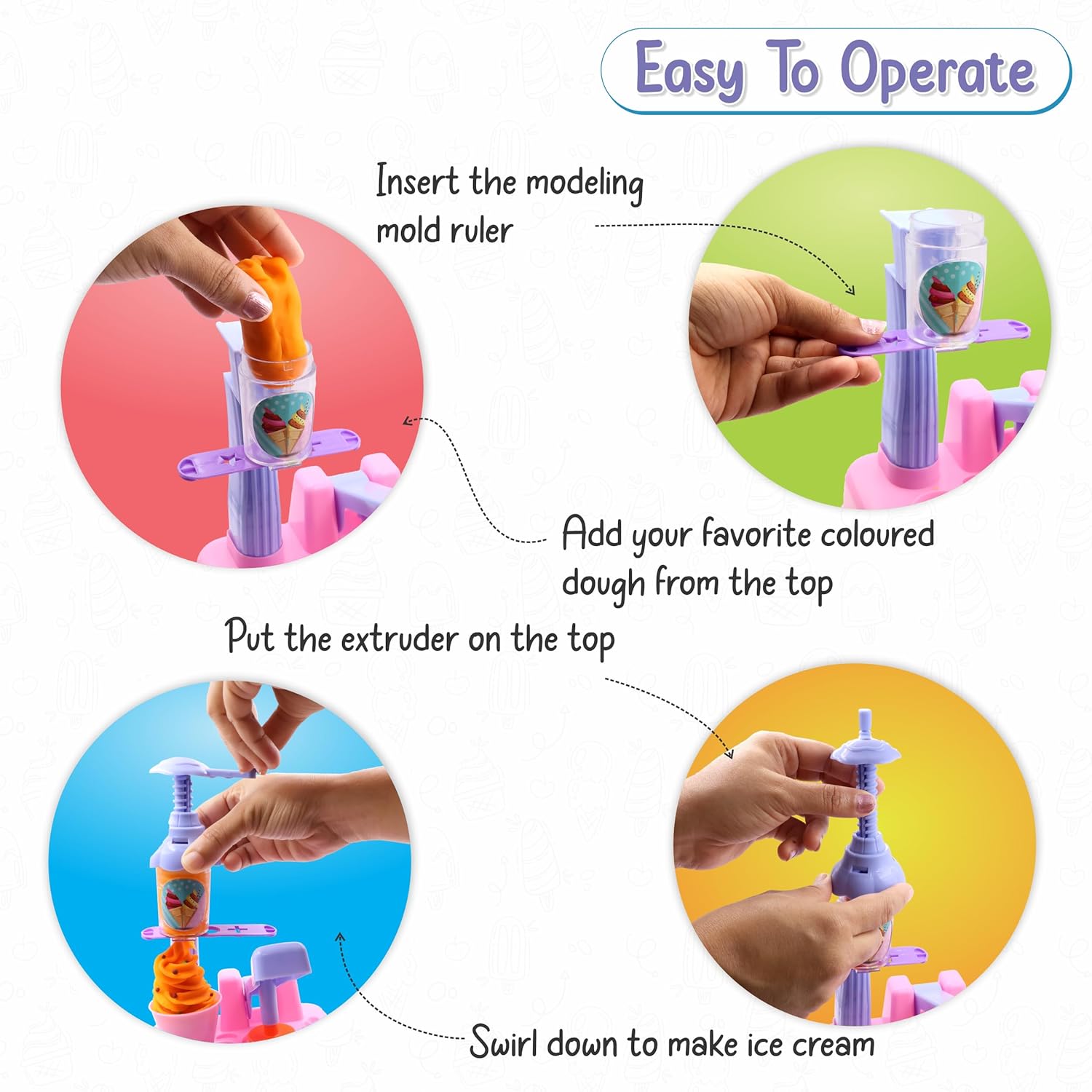 Scoop n Play, Play Dough Ice Cream Maker Set Scoop n Play, Play Dough Ice Cream Maker Set