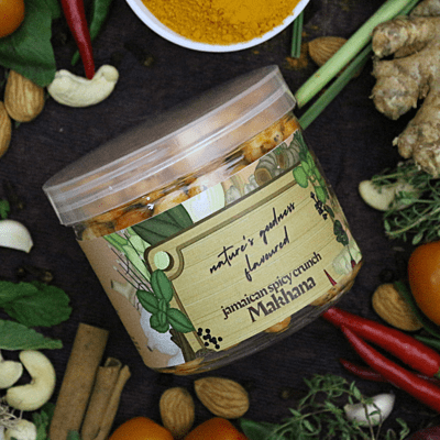 Gourmet Jamaican Spiced Crunchy Makhana 50 Grams Gourmet Jamaican Spiced Crunchy Makhana 50 Grams