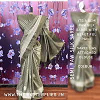 SEMI RAW SILK SAREE PSYSRSS22272