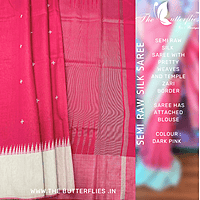 SEMI RAW SILK SAREE MRSSRSS22512 SEMI RAW SILK SAREE MRSSRSS22512