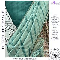 SEMI TUSSER SILK SAREE SFHSTSK23686