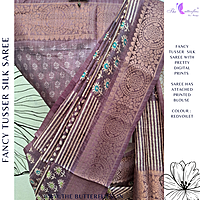 FANCY TUSSER SILK SAREE IHFSTUS23892 FANCY TUSSER SILK SAREE IHFSTUS23892