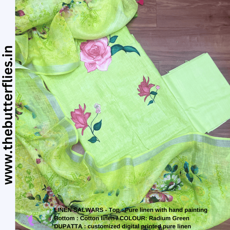 PURE LINEN SALWAR  YBRCLCS23577