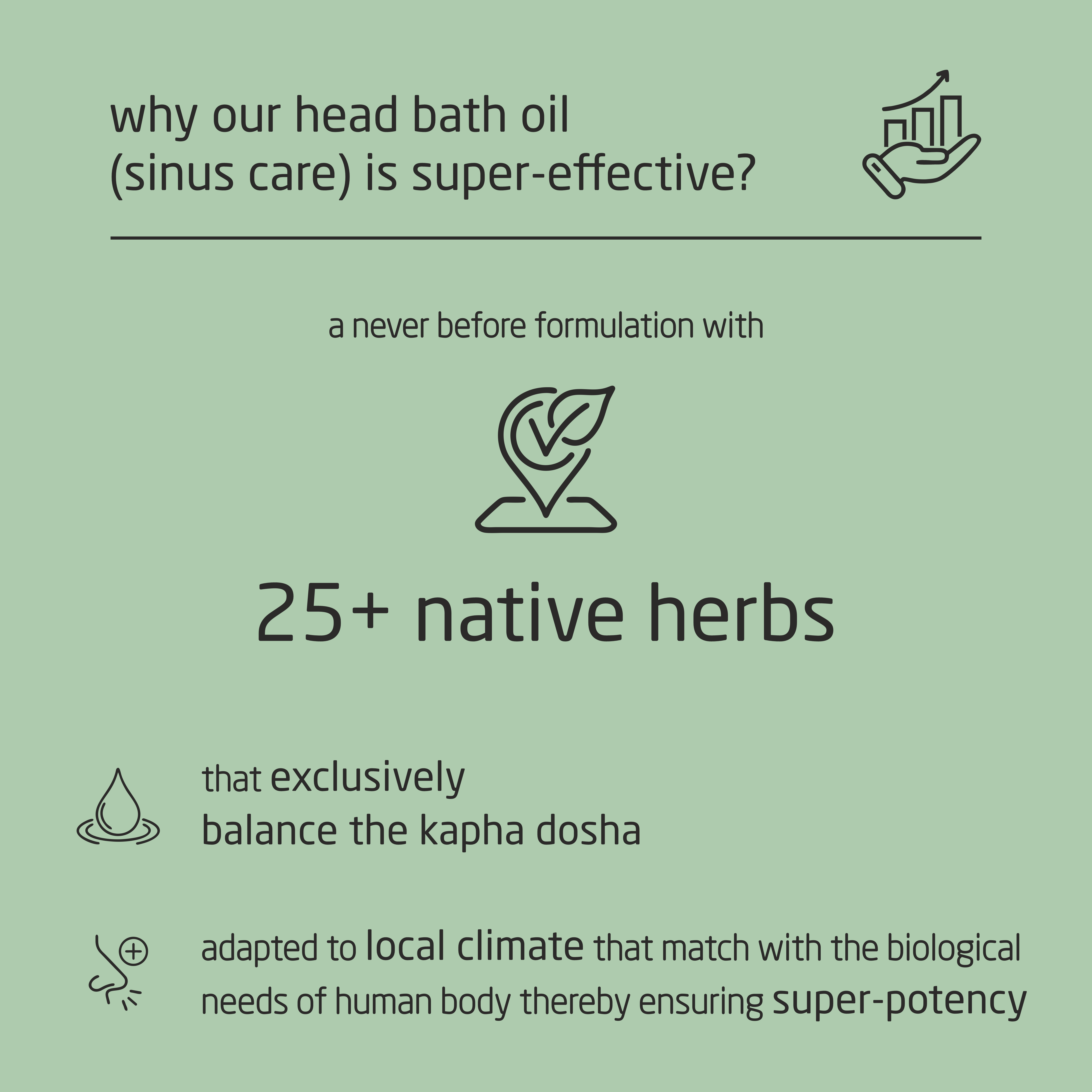 Premium Herbal Cold-Infused Head Bath Oil (Sinus Care) - 100ml Premium Herbal Cold-Infused Head Bath Oil (Sinus Care) - 100ml