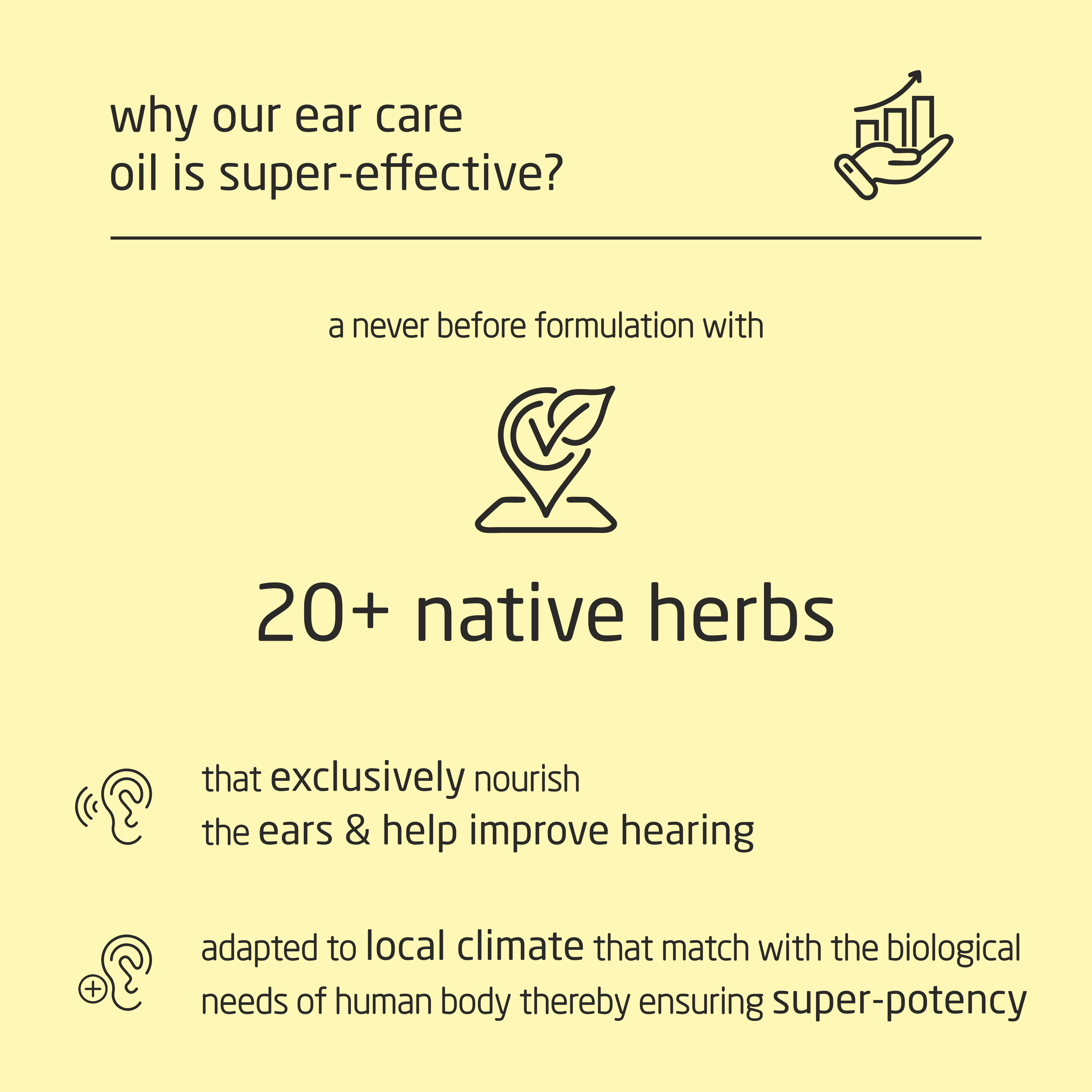 Premium Herbal Cold-Infused Ear Care Oil - 100ml