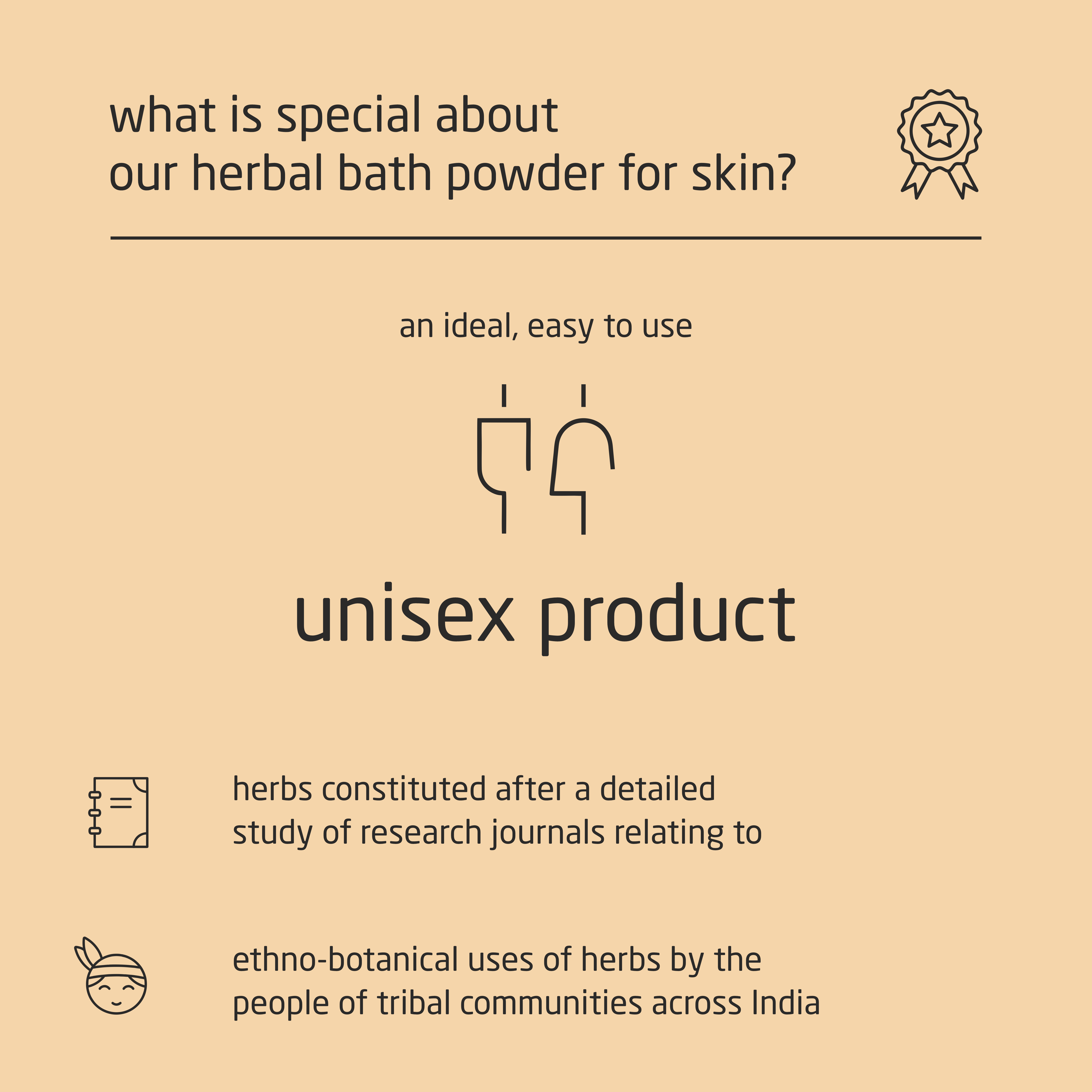 Super Premium Unisex Herbal Bath Powder for Skin - 500g Super Premium Unisex Herbal Bath Powder for Skin - 500g