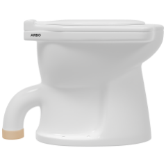 EWC-33111PP Elite EWC S Trap With Normal Close Seat Cover, Hinges, Fixing Accessories