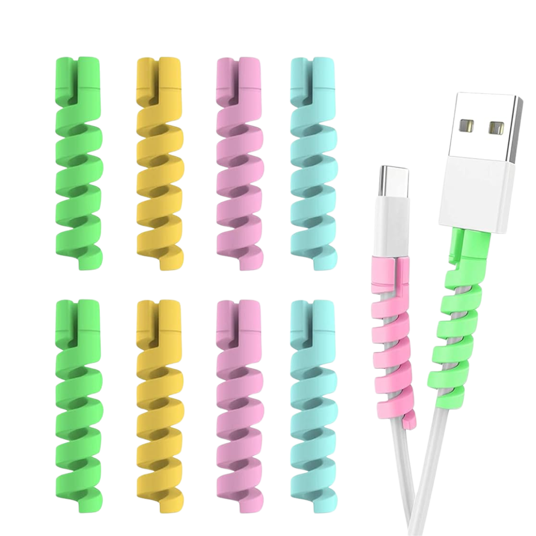 Spiral Charger Cable Protector for All Earphone & Cable Cover Spiral Charger Cable Protector for All Earphone & Cable Cover