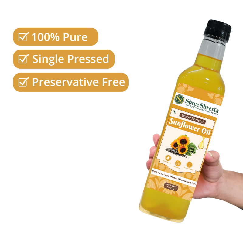 Wood-Pressed Sunflower Oil