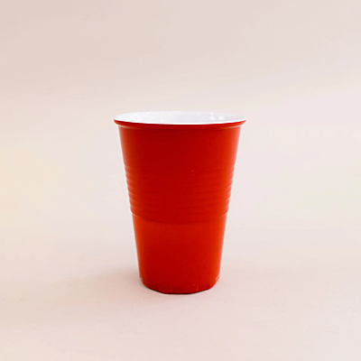 The Magic Balloons- Set of 30 Red Beer Pong Glasses 450ml Red Beer Pong Cups Durable and Reusable Red Party Glasses Perfect for Christmas, Holi, and Diwali.