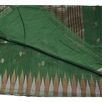 Shloka Saree (Parrot Green)
