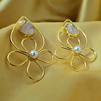 Ayesha Earrings- Baby Pink Ayesha Earrings- Baby Pink