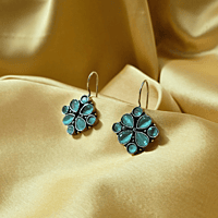 Roop Earrings- Sea Blue
