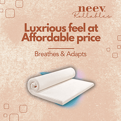 Neev 2 Inches Hypersensitive Foam Rollable Topper