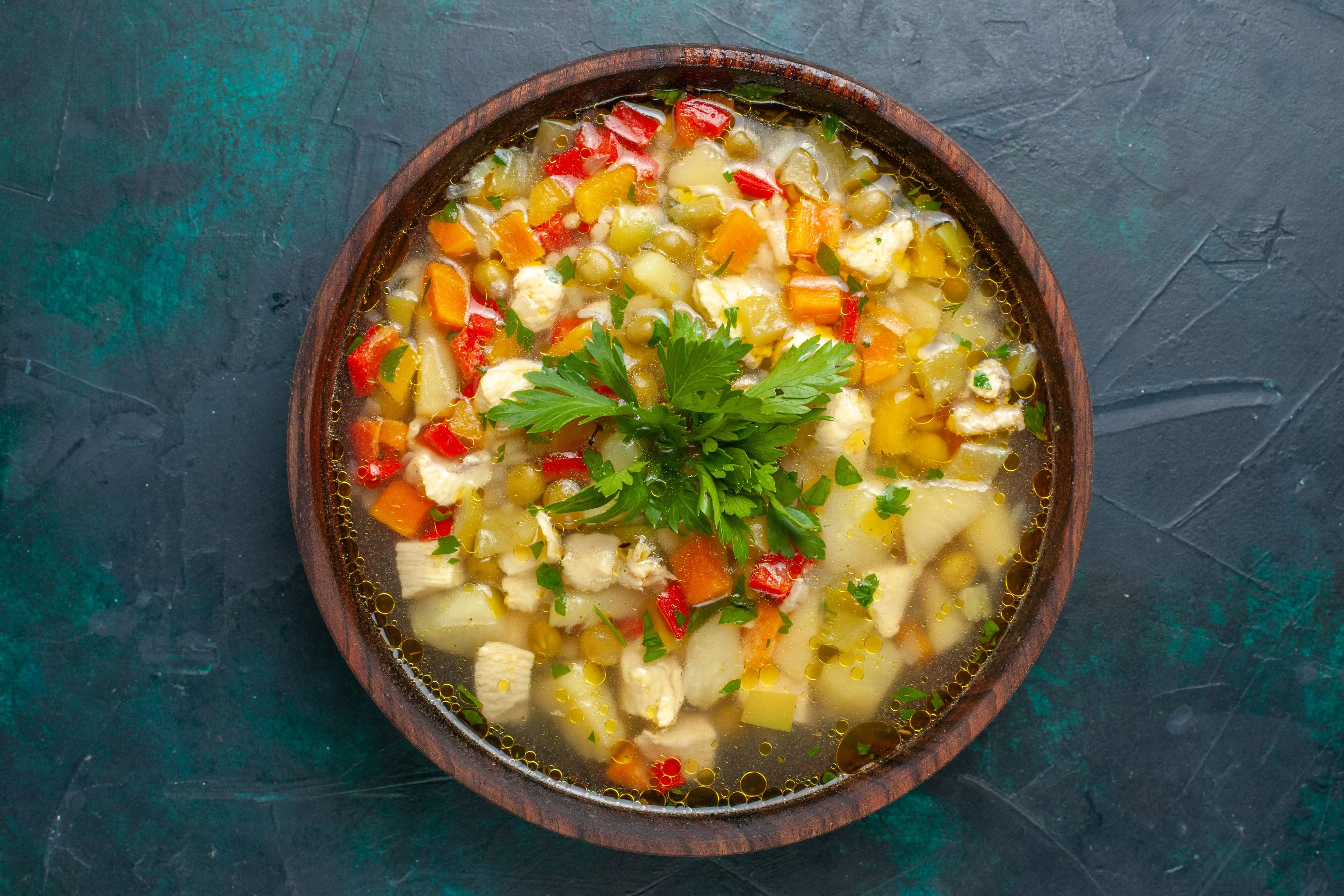 Vegetable soup cuts Vegetable soup cuts