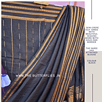 SEMI CREPE SILK SAREE DVFSCRE22872