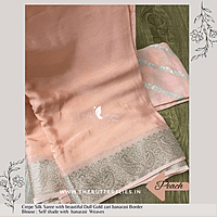 CREPE SILK SAREE DCMSCRE23857