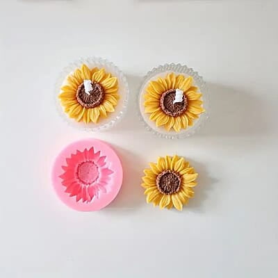 Silicon Mold Candle SunFlower