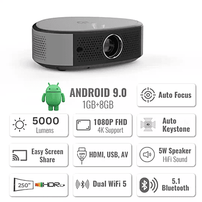 Tonzo Heart Shape Portable Projector - Cinema X-3 Tonzo Heart Shape Portable Projector - Cinema X-3