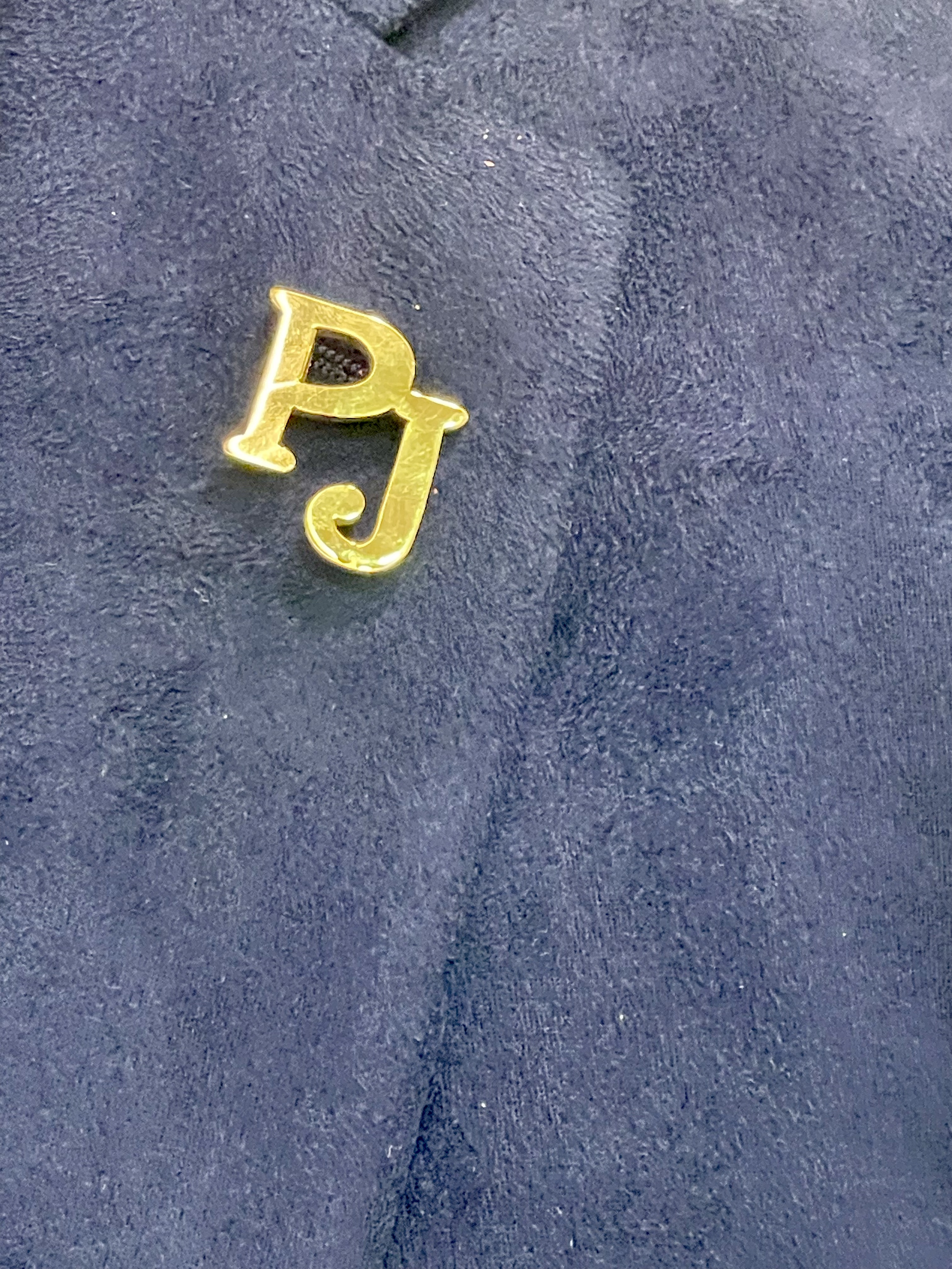 Silver Initial coat pin[Customize]