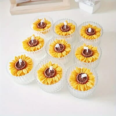 Silicon Mold Candle SunFlower