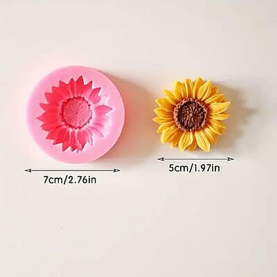 Silicon Mold Candle SunFlower