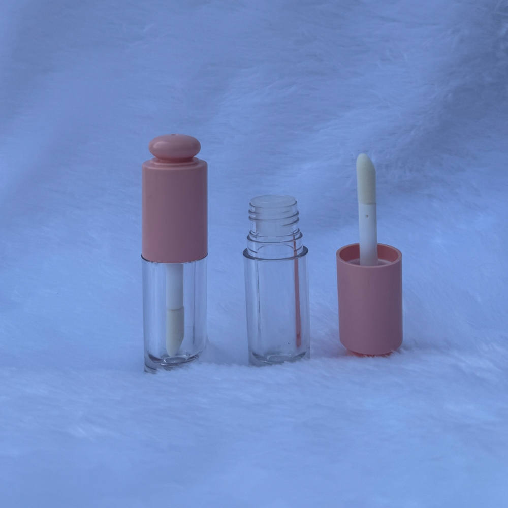 Lipstick - ROUND POP UP - PINK Cap - 5.5ml - Short FAT Container - Acrylic Lipstick - ROUND POP UP - PINK Cap - 5.5ml - Short FAT Container - Acrylic