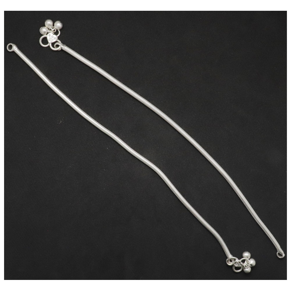 Silver Anklets for women Enamel design Payals Silver Anklets for women Enamel design Payals