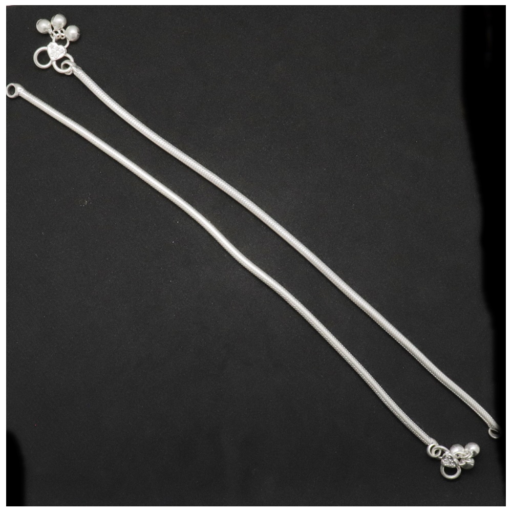 Silver Anklets for women Enamel design Payals Silver Anklets for women Enamel design Payals