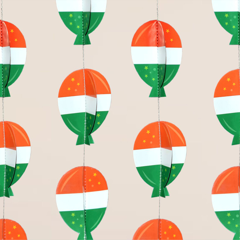Tri Color Balloon Frill Tri Color Balloon Frill