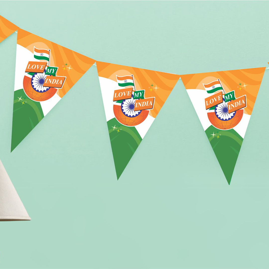 Tricolour Bunting Tricolour Bunting