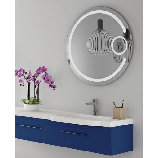 Round LED Touch Sensor Mirror 003