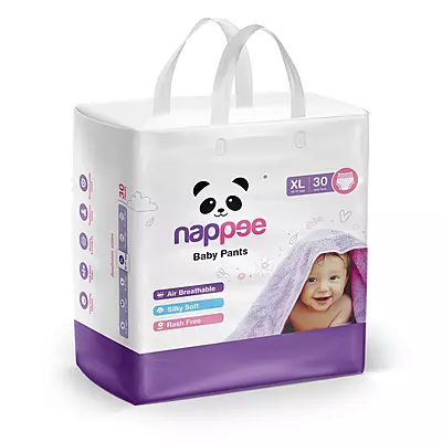 Nappee - Economy Baby Diaper - Extra Large - 30 Pcs (Pant Type / Pull-ups Type) Nappee - Economy Baby Diaper - Extra Large - 30 Pcs (Pant Type / Pull-ups Type)