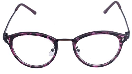 Soigné Unisex Large Round Spectacle. Matte Red & Black