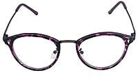 Soigné Unisex Large Round Spectacle. Matte Red & Black Soigné Unisex Large Round Spectacle. Matte Red & Black