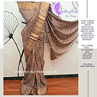 SEMI CREPE SILK SAREE RJASCRE23468 SEMI CREPE SILK SAREE RJASCRE23468