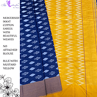 IKKAT  MERCERISED  COTTON SAREE   BGHSDIC23315