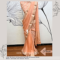 CREPE SILK SAREE DCMSCRE23857