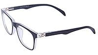 Soigné Unisex Medium Rectangular Spectacle Frame. Black&Transparent Color Soigné Unisex Medium Rectangular Spectacle Frame. Black&Transparent Color