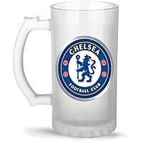 Sublimation Printed Clear Beer Mug With Printed Combo Couple Beer Mug | Unique Beer Mug,(500 ml, Pack of 2) Clear Beer Glass Mug