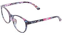 Soigné Female Oversize Round Spectacle Frame. Multicolor Soigné Female Oversize Round Spectacle Frame. Multicolor