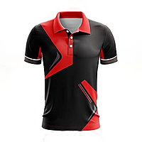 Men’s Full Printed DRI-FIT Cricket Sports Jersey – Breathable Polo T-Shirt for Match & Training
