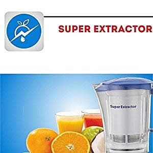 Preethi Blue Leaf Platinum MG 139 mixer grinder, 750 watt, White, 4 jars - Super Extractor juicer Jar