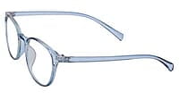 Unisex Medium Full Rim Round Spectacle Frame. Blue Frame