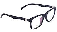 Soigné Unisex Medium Rectangular Spectacle Frame. Matte Black Soigné Unisex Medium Rectangular Spectacle Frame. Matte Black